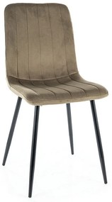 Scaun de bucaterie Elen Velvet, măsline