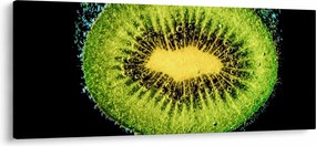 Tablou - detailu cu kiwi în apă (120x50 cm)