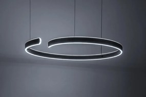 Lustra LED suspendata stil circular Silnora 76cm