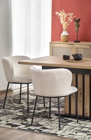 Masa extensibila Lamello stejar artizan/negru L160-210xl90xh76 cm