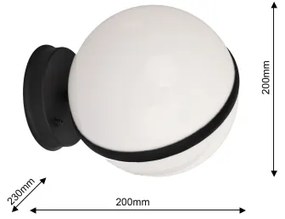 Aplică de exterior CIRCULO 1xE27/40W/230V IP44