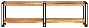 356172 vidaXL Dulap TV, 140x30x40 cm, lemn masiv de acacia