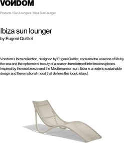 Set de 4 sezlonguri design modern premium IBIZA 65045