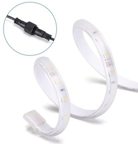 Aigostar - Bandă LED solară dimabilă, 20 W, 3,2 V, 20 m, 6500 K, IP65, cu telecomandă