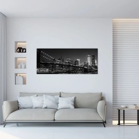 Tablou cu podul Brooklin în New York (120x50 cm), în 40 de alte dimensiuni noi
