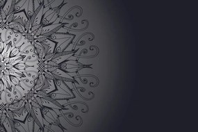 Tapet autoadeziv Mandala în design întunecat