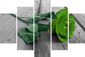 Tablou - Trandafir verde (150x105 cm)