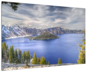 Tablou lacul montan (90x60 cm)