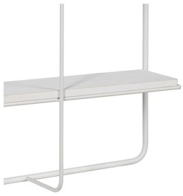 Raft alb etajat din metal 51 cm – Ixia