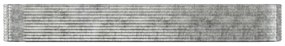 Jardiniera, argintiu, 507x100x68 cm, otel vopsit electrostatic 1, Argintiu, 507 x 100 x 68 cm