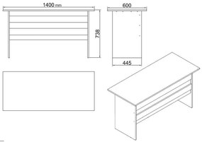 Set de mobilier pentru birou 1210