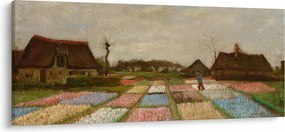 Tablou - Vincent van Gogh, Flower Beds in Holland, reproducere (120x50 cm)