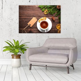 Tablou - ceașca cu decorații (90x60 cm)