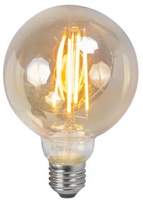 Lampă cu incandescență LED E27 5W 2200K G95 reglabilă în fum