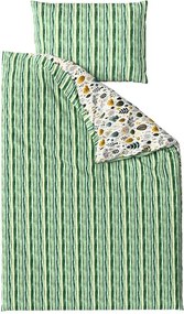 Lenjerie de pat din crep TREEVELLA POLY verde Dimensiune lenjerie de pat: 2 buc 70 x 90 cm | 200 x 220 cm