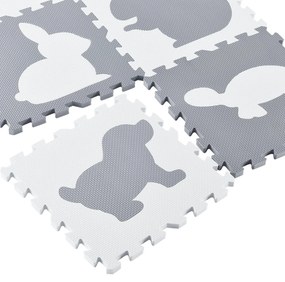 Covor de joacă sub formă de puzzle din 36 piese Timon Pets and Corner