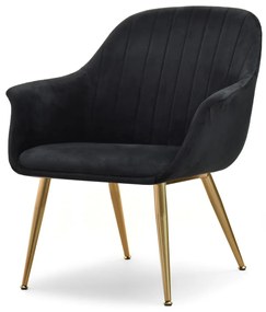 Fotoliu Osmol F (negru + auriu). Promo -15%. 1110360