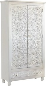 Șifonier crem din lemn de mango 180x40 cm Kalhana – Støraa