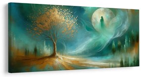 Tablou arborele vieții magic în noapte