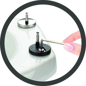 Capac WC 37 x 44,5 cm Easy-Close (cu închidere automată) Ostuni – Wenko