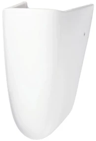 Semipiedestal chiuveta baie alb Deante Jasmin