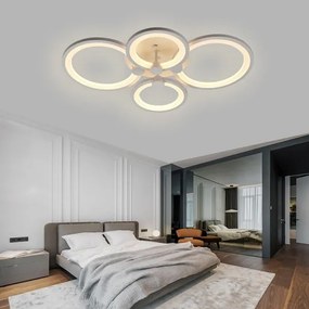 Lustră LED dimabilă aplicată LED/65W/230V 3000-6500K + telecomandă