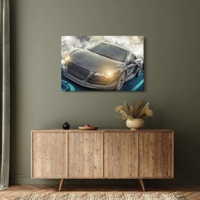 Tablou cu Audi - gri (90x60 cm)