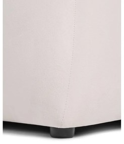 Canapea crem cu tapițerie din catifea 225 cm Cube – Bonami Selection