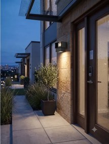 Aplica de perete LED pentru exterior/6W/230V IP54 neagră