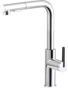 MOMI Baterie pentru bucătărie cu pipă extractibilă – Cromat BKM_073M