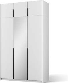 Dulap Alera III with Top – Hinged – cu oglindă – 148x58x250 cm – Alb – Alera III with Top Cabinet – Hinged Dulap – Varianta 1