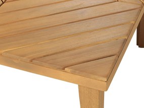 Set mobilier de grădină Blas (lemn deschis + crem alb). 1077929