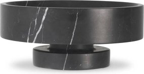 Bol/ Obiect decorativ din marmura Santiago negru 114860 HZ