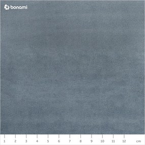 Pat matrimonial albastru deschis tapițat din catifea cu spațiu de depozitare cu somieră 200x200 cm Arendal – Cosmopolitan Design