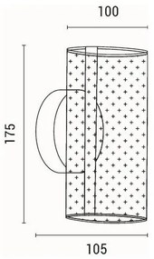 Aplică LED/8W/230V 3000K