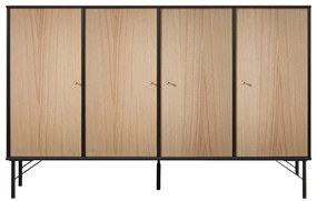 Comodă cu aspect de lemn de stejar Hammel Mistral Kubus, 136 x 89 cm