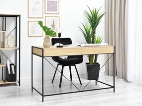 Masă PC Unica (sonoma + negru). 1109858