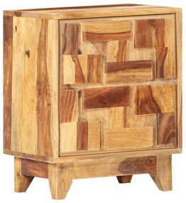287346 vidaXL Noptieră, 40x30x50 cm, lemn masiv de Sheesham
