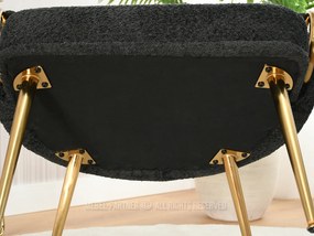 Fotoliu Carma F (negru + auriu). 1109980