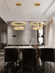 Lustra suspendata LED design circular Alaro 60cm NVL-9019727