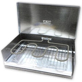 Gratar electric pentru felii Rubino Maxi, 1600 W, 43x30x13.3 cm, Tava pentru grasimi