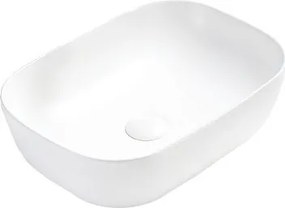 Mexen Rita chiuvetă de blat 45 x 32 cm, alb mat - 21084501