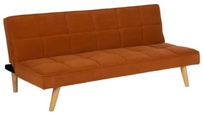 Canapea cărămizie extensibilă cu tapițerie din chenille 175 cm – Ixia