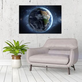 Tablou - Vedere din spațiu (90x60 cm)