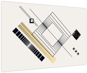 Tablou - Forme geometrice N⁰6 (90x60 cm)