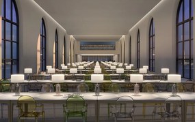 Veioza, lampa de masa design modern Muse auriu