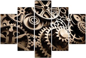 Tablou - Piese de ceas (150x105 cm)