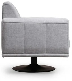 Fotoliu Nikea Turnable Armchair, Alb Murdar