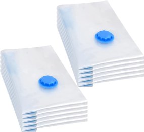 vidaXL Saci vidați îmbrăcăminte depozitare voiaj, 10 buc., 60x40 cm