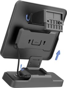 Proiector LED solar cu senzor LED/8W/3,7V 2000 mAh IP54 negru